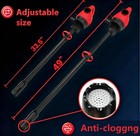 Electric Drum Pump  120v Ac   12v Dc  5 Gpm Flow Rate  33 -49  Telescopic Tube