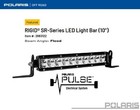 Polaris Oem Atv utv Rigid   Sr-series Flood combo 10  Led Light Bar