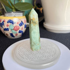 Chrysocolla Crystal Tower Meditation Stone   3 
