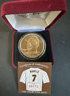 Mickey Mantle Highland Mint Bronze Medallion New W box Coa Yankees Hof  7