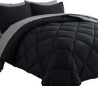 7pcs Reversible Comforter Set Full Down Alternative Bedding Sets