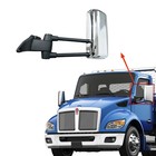 Left Side Door Mirror Chrome Assembly For Kenworth T180 T280 T380 T480