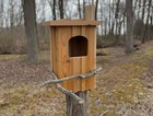 Cedar Barred Owl Nest Box Unfinished