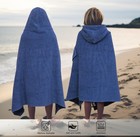 Hooded Bath Towel Wrap - Ultra Soft 100  Cotton Terry Large Oversized Hooded    