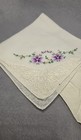 Vintage Lot Of 5 Embroidered Ladies Hankies One W monogrammed  c 