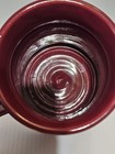 Saint Arnold Brewing Logo Coffee Mug Stein Gray Fox Pottery Large Size Maroon