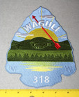 Bsa Oa Waguli Lodge 318 Set Of Obv Back Patch Set