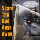 Solar Battery Powered Metal Fake   Dummy Cameras  Motion-activated Floodlight   