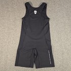 Gymreapers Apex Weightlifting Powerlifting Singlet Mens Medium Black Gym Stretch