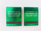 Vintage Castrol Oil Matchbooks Qty 2 Metallic Green