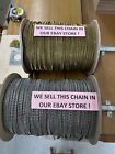 Brass Ladder Chain  185  Pitch Or 1a Or 65 Links Per Foot By The Foot From Spool