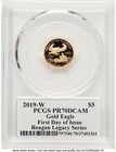 2019-w Proof Gold Eagle 1 10 Oz Fdi Reagan Legacy Series Michael Reagan Pcgs