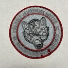 Seton Memorial Library Patch Cimarron Nm Wolf Head Bsa Paw Prints Teal Circle
