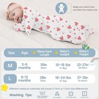 Swaddle Sleep Sack 3-6 Months  1 0 Tog Cotton Baby Swaddle Blanket