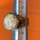 Very Rare Ancient Amazing Ring Bronze Antique Engraved Authentic Genuine