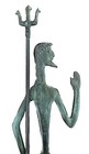 Original 22    Tall Bronze Statue Of Poseidon By C  Sklavenitis - Vintage Large