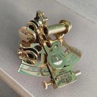 Antique Brass Working Marine Sextant Collectible Vintage Nautical Ship Astrolabe