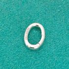 Tiffany Jump Ring Oval Clasping Link Spring Charm Or Pendant Holder