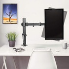 Single Led Lcd Monitor Desk Mount Heavy Duty Fully Adjustable Monitor Stand For