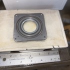 Vintage Revolving Rotating Canasta Card Tray Marble Looking With Artwork Nice