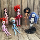 Vintage Monster High Dolls Lot Of 6 Mixed Lot