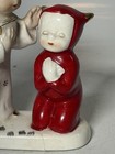 Vintage Arnart Angel Red Devil Pixie Figurine Japan 1950s As Is Base Crack