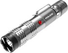 Police Stun Gun M12 700 Bv Metal Heavy Duty Rechargeable Led Flashlight Grey