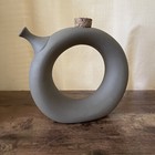 Vintage 1970s Hartstone Pottery Wine Decanter Mid Century Mcm Boho Home Decor