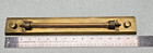 Rare Vintage Brass Nautical Parallel Ruler Queen Co  Philad a 1800 s Nice Roller