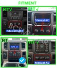 Fit For Dodge Ram 1500 2013-2019 Gps Car Radio Player For Carplay Touch Screen