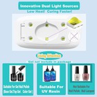 Uv Led Nail Dryer Mini Lamp Portable Curing Light For Gel Nail Polish 6w white 