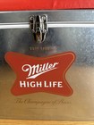 Miller High Life Metal Aluminum Padded Top Cooler Cronstrom   s