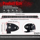 For 19-20 21 22 23 Ram 2500 3500 360w 20   Led Light Bar Bumper Mount Wiring Kit