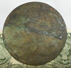 China Ancient Antique Ming Dynasty Bronze Mirror  Wu Zi Deng Ke Calligraphy