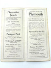 Lovely Cover 1910 Travel Booklet  nantasket Beach Plymouth  W historic Info  