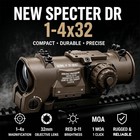 New Specter Dr 1-4x32 Su-230 Scope  Wide View Anti-glare Shockproof Tactical Usa