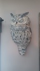 Owl Art Sculpture Scops 14 Inch Folk Art