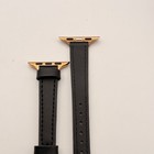 Apple Watch Band  Leather Slim  14mm  New  Black