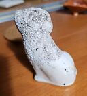 Antique Miniature Staffordashire Pottery Spaniel Dog