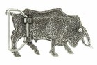 Lady Bull Western Antique Gold silver Metal Belt Buckle