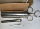 Veterinary Dose Syringe - Brass Nickel Plated