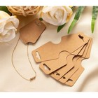 200 Pack Necklace Bracelet Display Card Fold Over Jewelry Hanging Selling Holder
