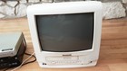 Panasonic Omnivision Pv-c1332w 13  Fm Radio Vcr Combo Gaming Vintage 2002