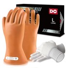 Natural Rubber Gloves High Voltage Electrical Insulating Class 0   5000v