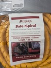 Caplugs Safeplast Spiral Wrap  Hose   Cable Protector Outside Diameter 25mm 25ft