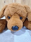 Fao Schwarz Brown Plush Dog Stuffed Animal Laying Puppy Soft Toy 2021