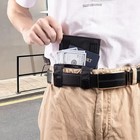 Anti-theft Rfid Travel Belt Pouch  Money Wallet  Credit Card Id  Passport Holder