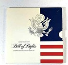1993-s Bill Of Rights Coin   Stamp Proof Silver Commem  Half Dollar U s Mint Ogp