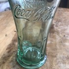 Vintage Coca-cola Libbey Green Glasses  6 1 2 Inches Tall