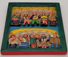 Handmade Peruvian 3d Wooden Folk Art Of Musicians Band Music Wall Decor Hanging